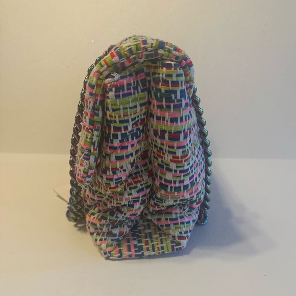 Kurt Geiger Multicolor Tweed Chain Shoulder Bag - Picture 2 of 5